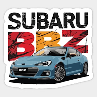 Subaru BRZ Vintage Car Sticker